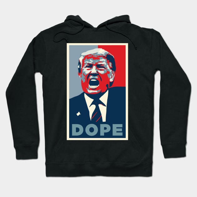Dope Donald Trump Hoodie by SubtleSplit